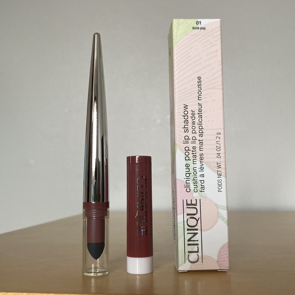 NIB Clinique Pop Lip Shadow + NIB Benefit Cosmetics Precisely, My Brow Pencil